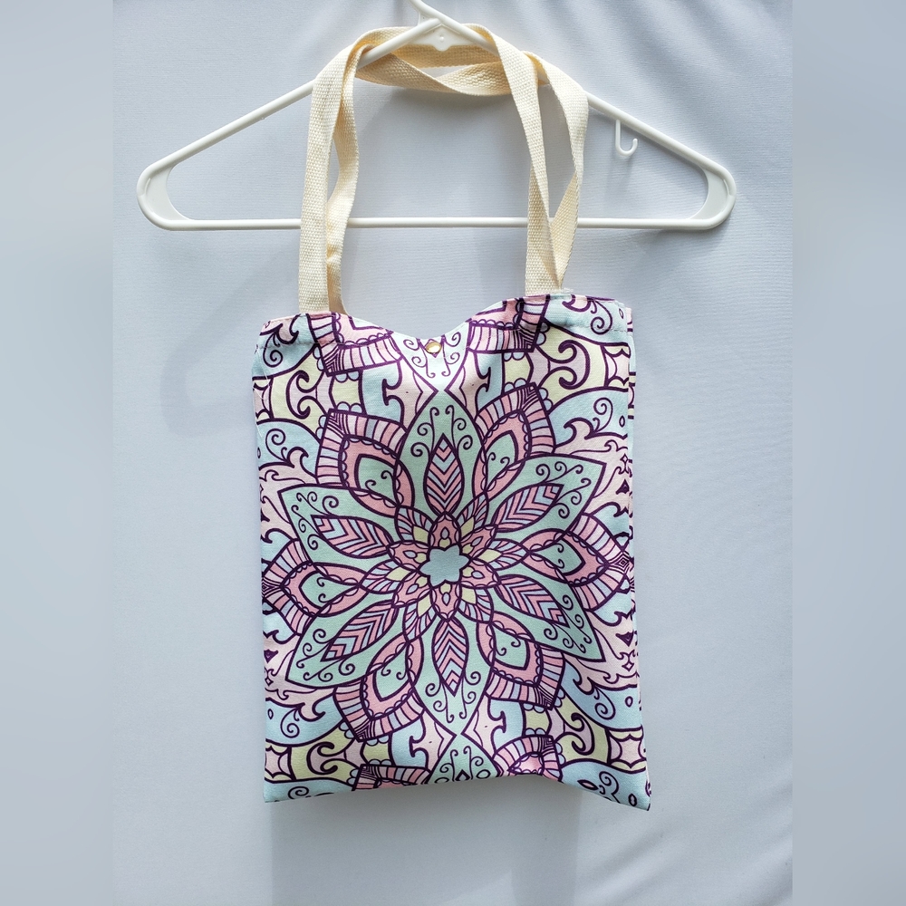Princess Floral Pattern Big Cavas Tote Bag  New With Tags